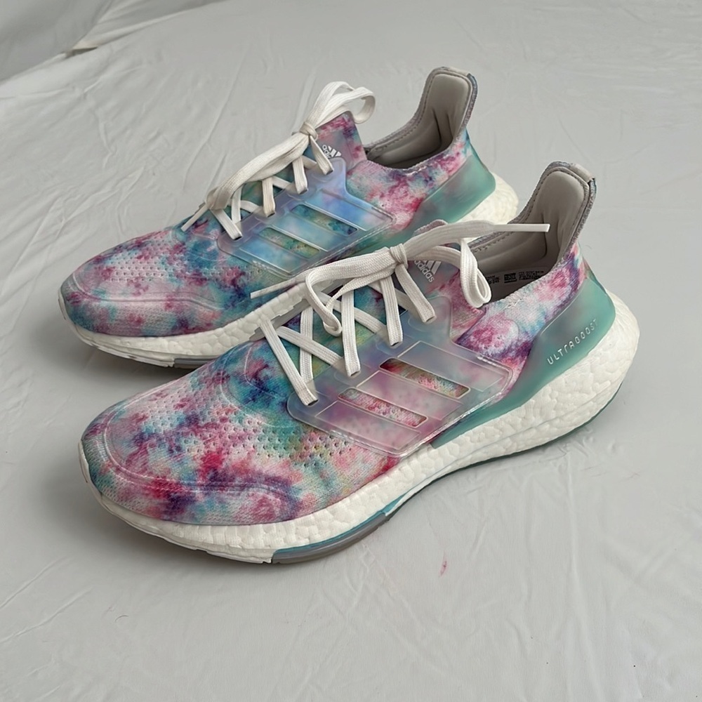Adidas Ultraboost 21 multicolor tie dye sneakers - Picture 4 of 10